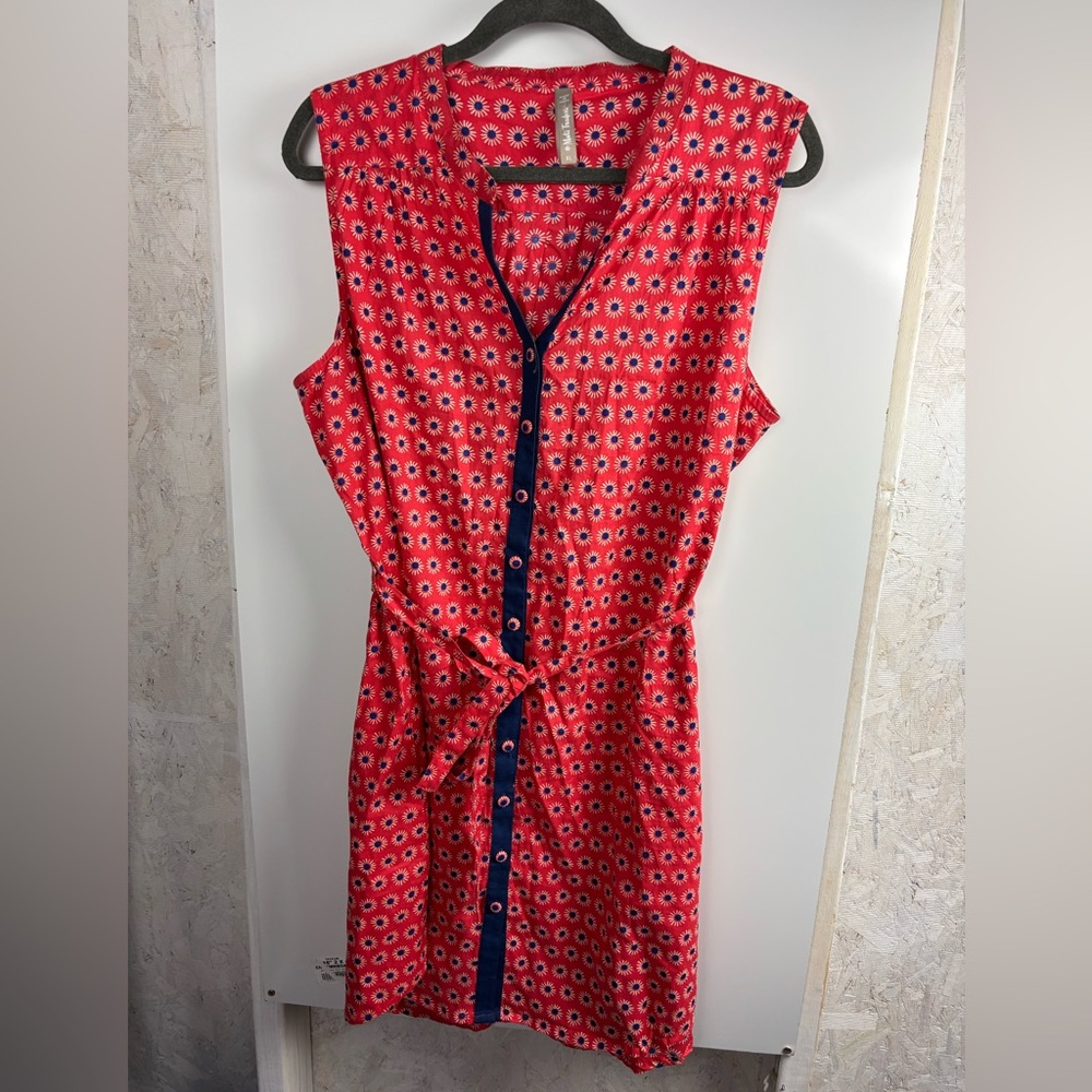 Mata Traders button front dress sz XL